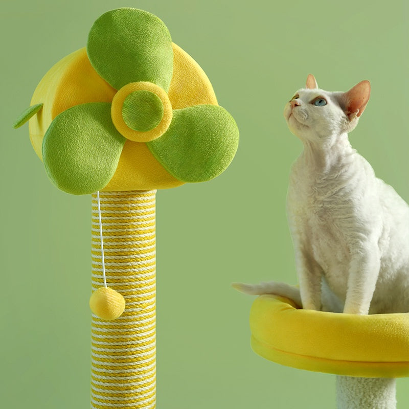 Cat Climbing Frames And Multi-level Cat Towers With Durable Scratching Posts, Comfortable And Fun Jumping Platforms, Hanging Toys, Viewing Perches, Removable Pet Gel Pads, And Hammocks