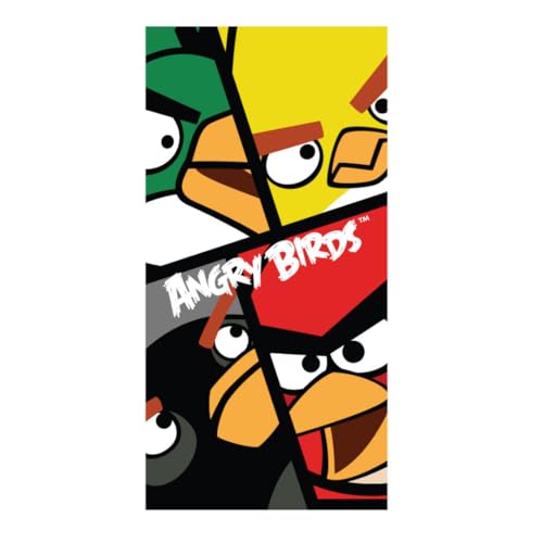 Franco Collectibles Angry Birds Super Soft Cotton Bath/Pool/Beach Towel, 60 in x 30 in, (100% Officially Licensed Product)