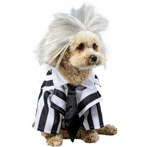 Beetlejuice: Beetlejuice Pet Costume for For Dogs or Cats by Rubies, Large