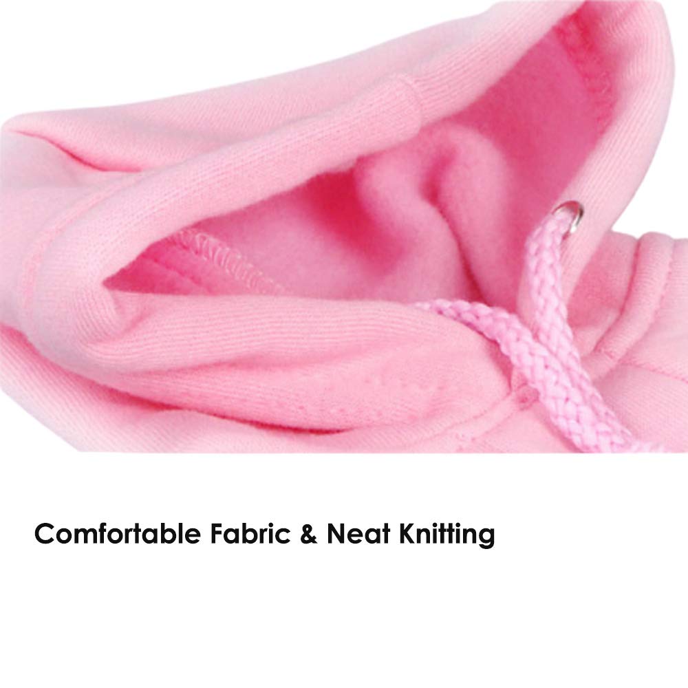 Petmingham Pet Clothes for Dog Cat Puppy Hoodies Coat Fleece Sweatshirt Warm Sweater Dog Outfits
