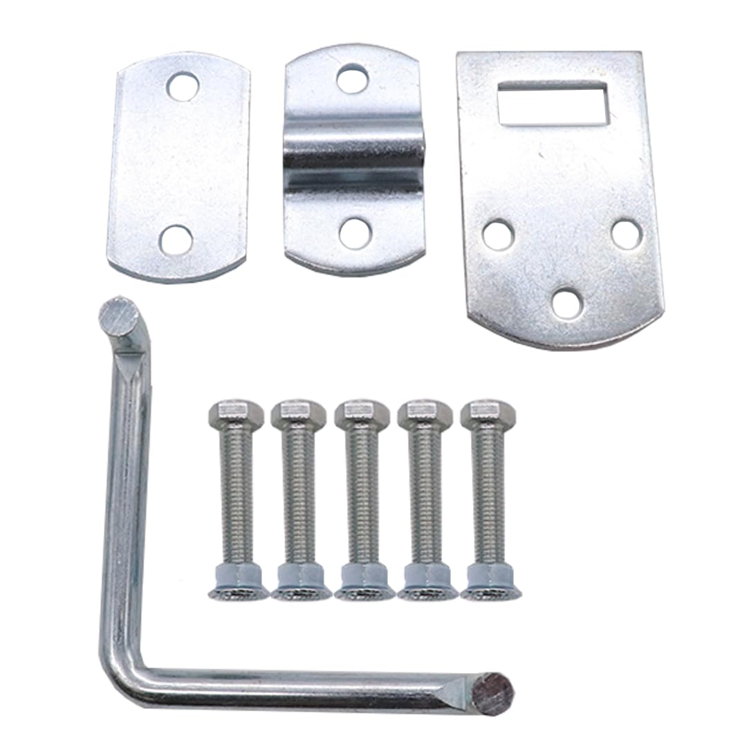 Boxer Truck Corner Gate Latch Sets w/Bolts & Screws - Truck Stake Bed Latches Bracket Set for Utility Trailer, Stake Body Gates, Sheds, Wood, Trucks, & Trailers - Heavy Duty - 2 Set