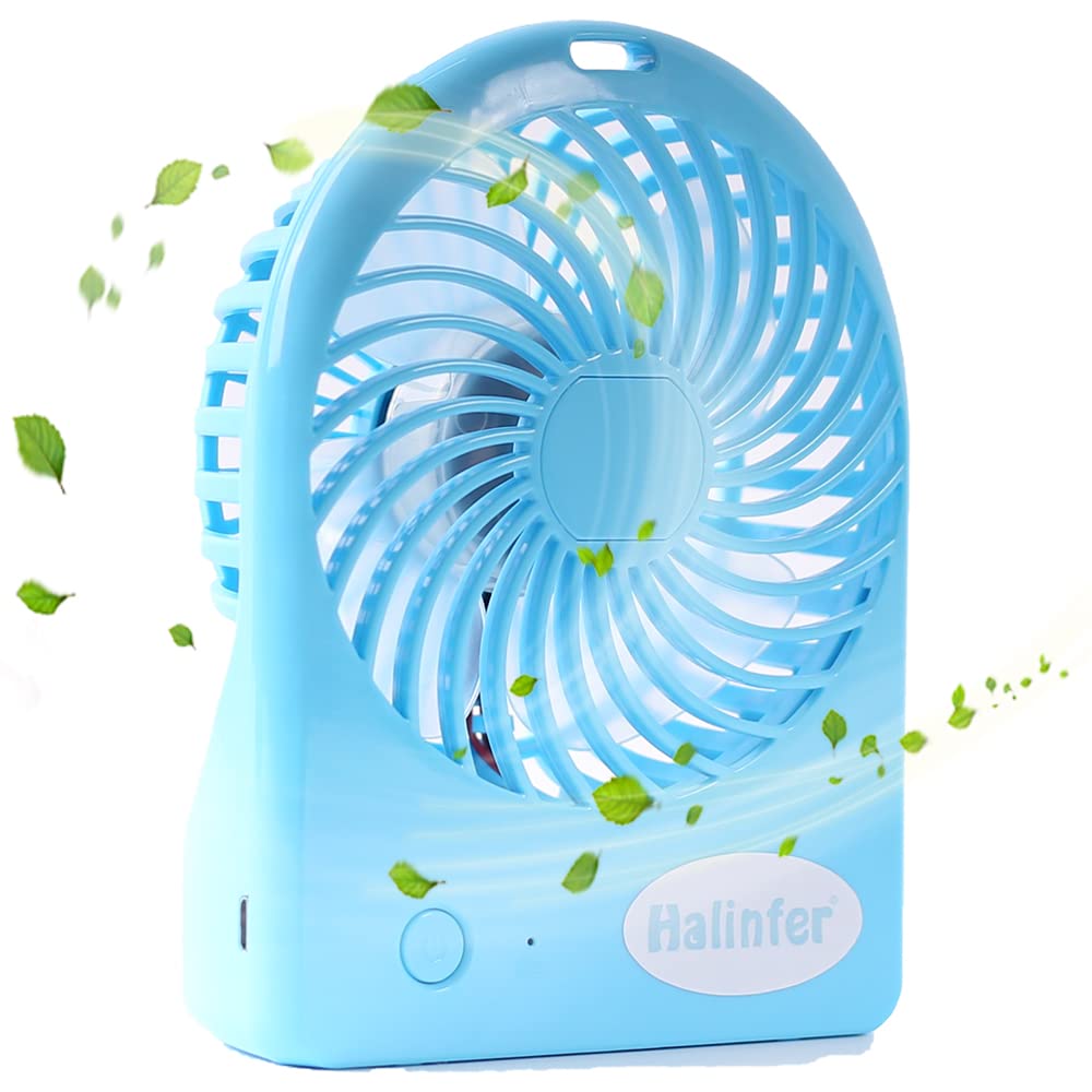 halinfer Portable Mini Fan for Cat Backpack Carrier, USB Rechargeable Battery Included Speed-Adjustable Fan for Pet Backpack