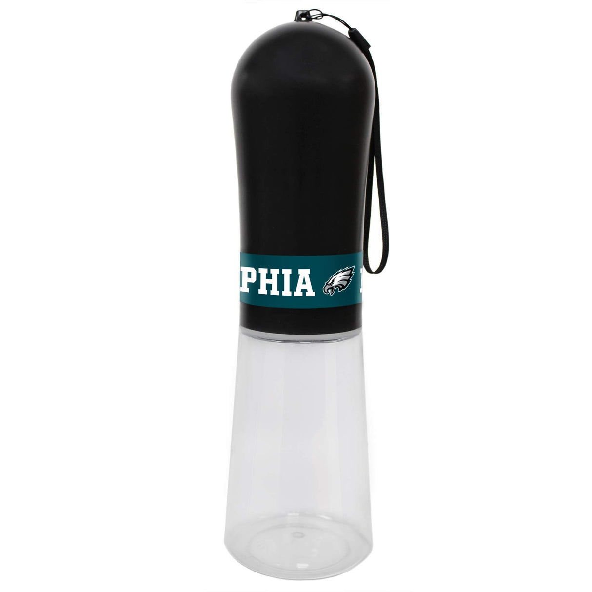 Pets First Dog Water Bottle. NFL Philadelphia Eagles PET Water Bottle. Best Cat Water Bottle. Water Fountain Dispenser for Dogs & Cats., Black, 13.5oz (PHL-3344)