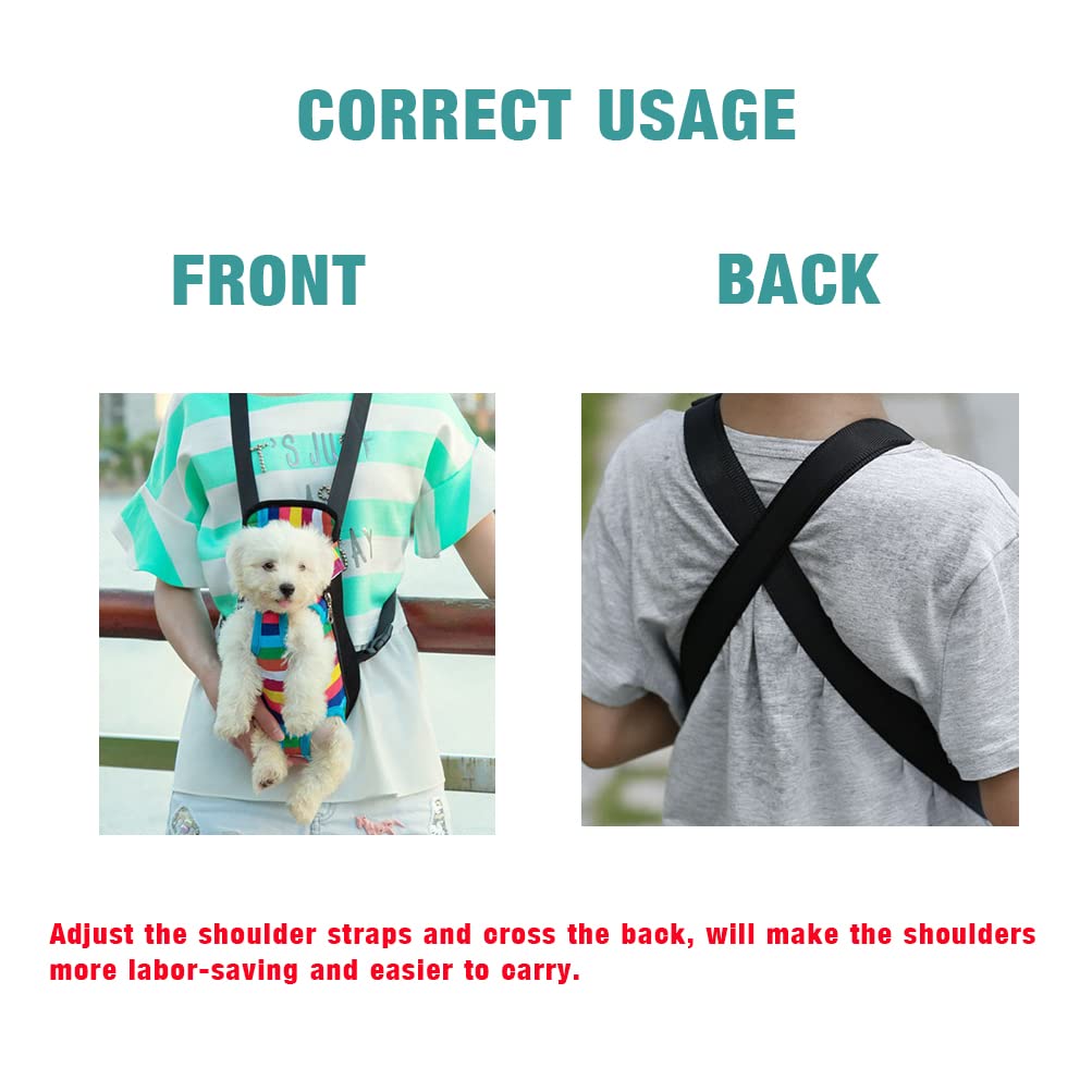 Leconpet Pet Carrier Backpack, Legs Out Adjustable Pet Front Cat Dog Carrier Backpack, Easy-Fit Dog Travel Backpack Carrier for Hiking Camping for Small Medium Puppies Cats (S, Cartoon Ship)