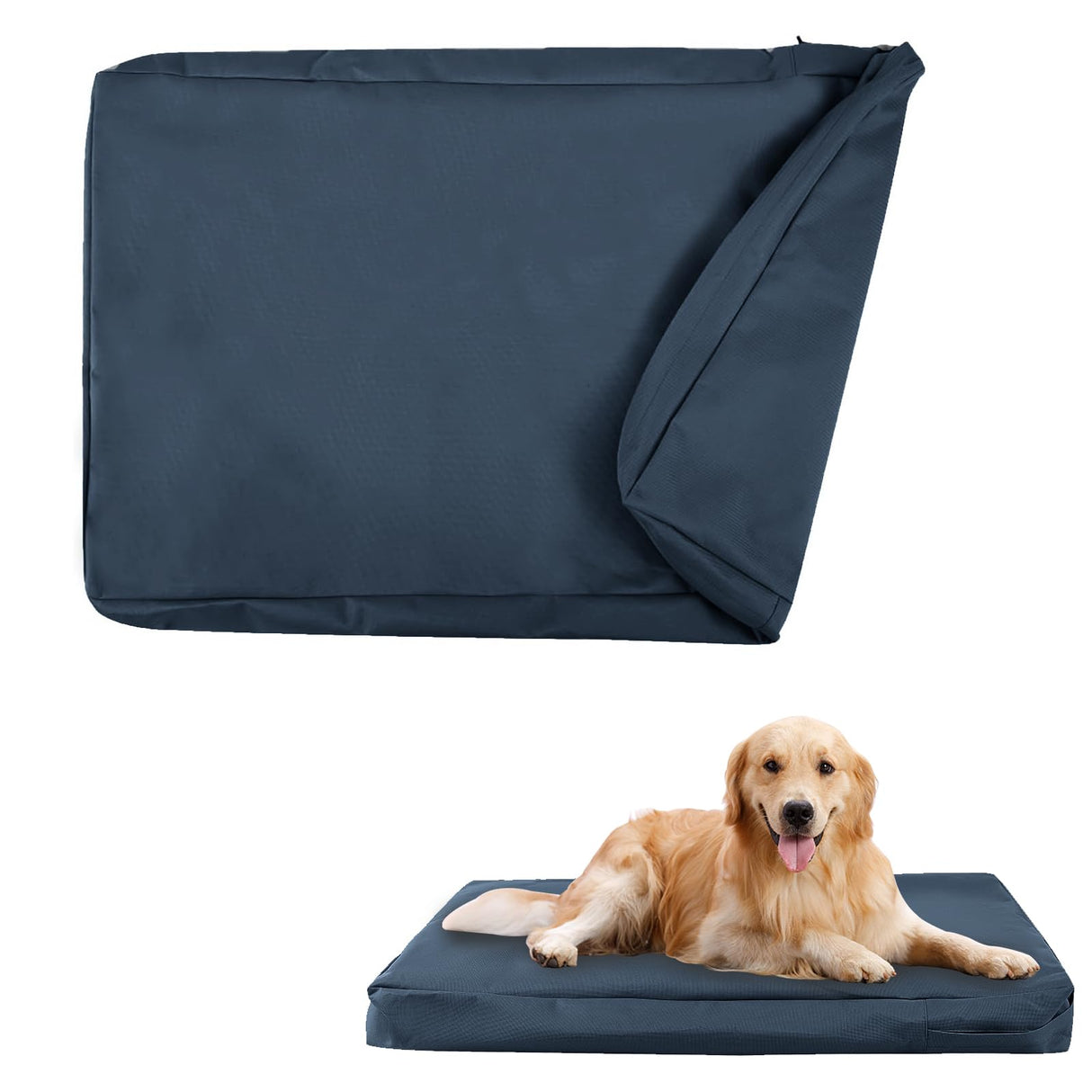 Waterproof Dog Bed Cover,Washable Removable Pet Dog Bed Replacement Cover for 30 Inch Crate,Water Absorbable Pet Puppy Bed Covers for Dogs Cat,29Lx18Wx3.5H inch