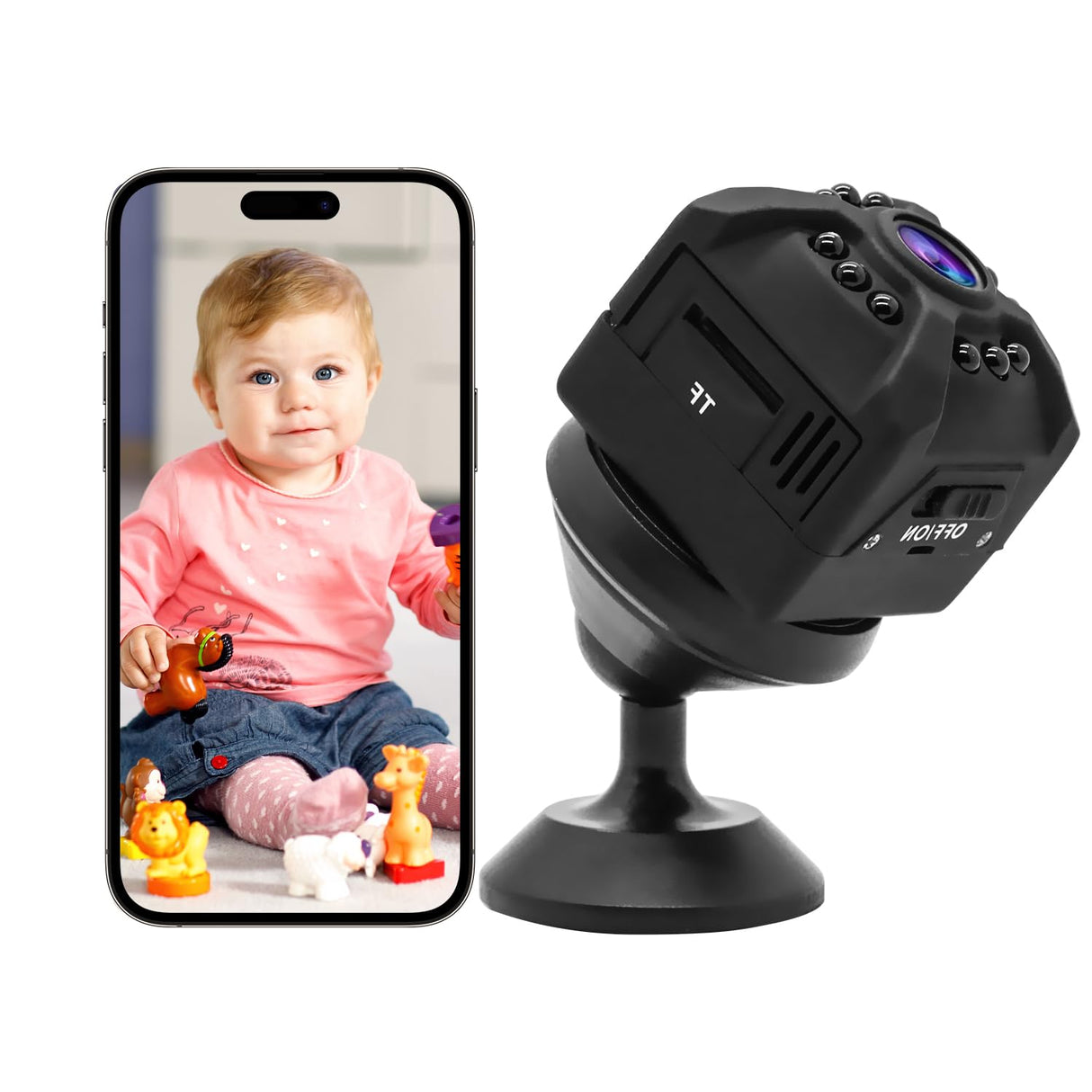 lovmmewlot 2025 Upgraded 1080P Security Camera Wireless Indoor,Home Camera for Pet/Baby,Suitable for Home Offices-73