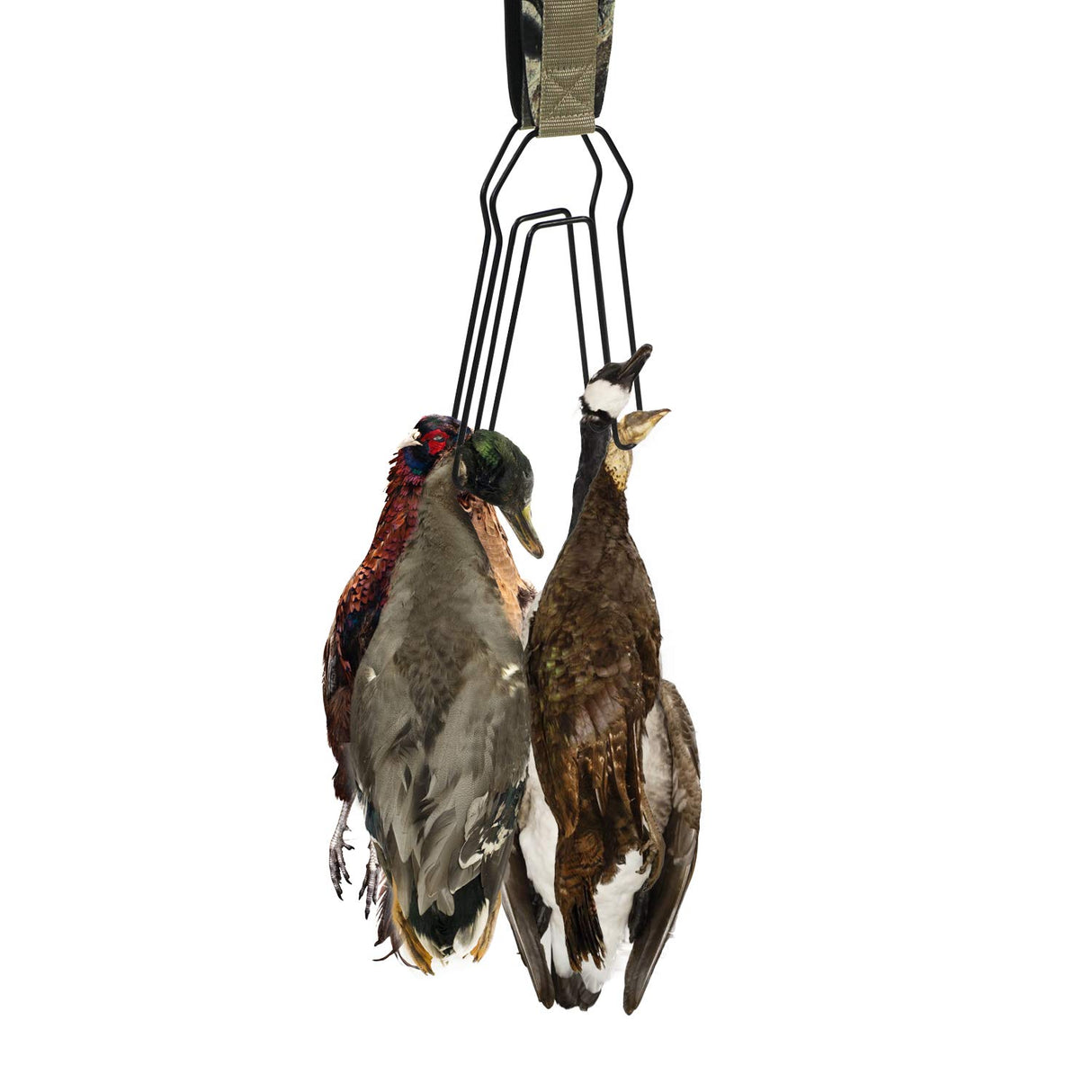 GUGULUZA Duck Strap Carrier, Hunting Game Ducks Tote Holder, Birds Goose Carry, Waterfowl Hanger Single & Double (Double)