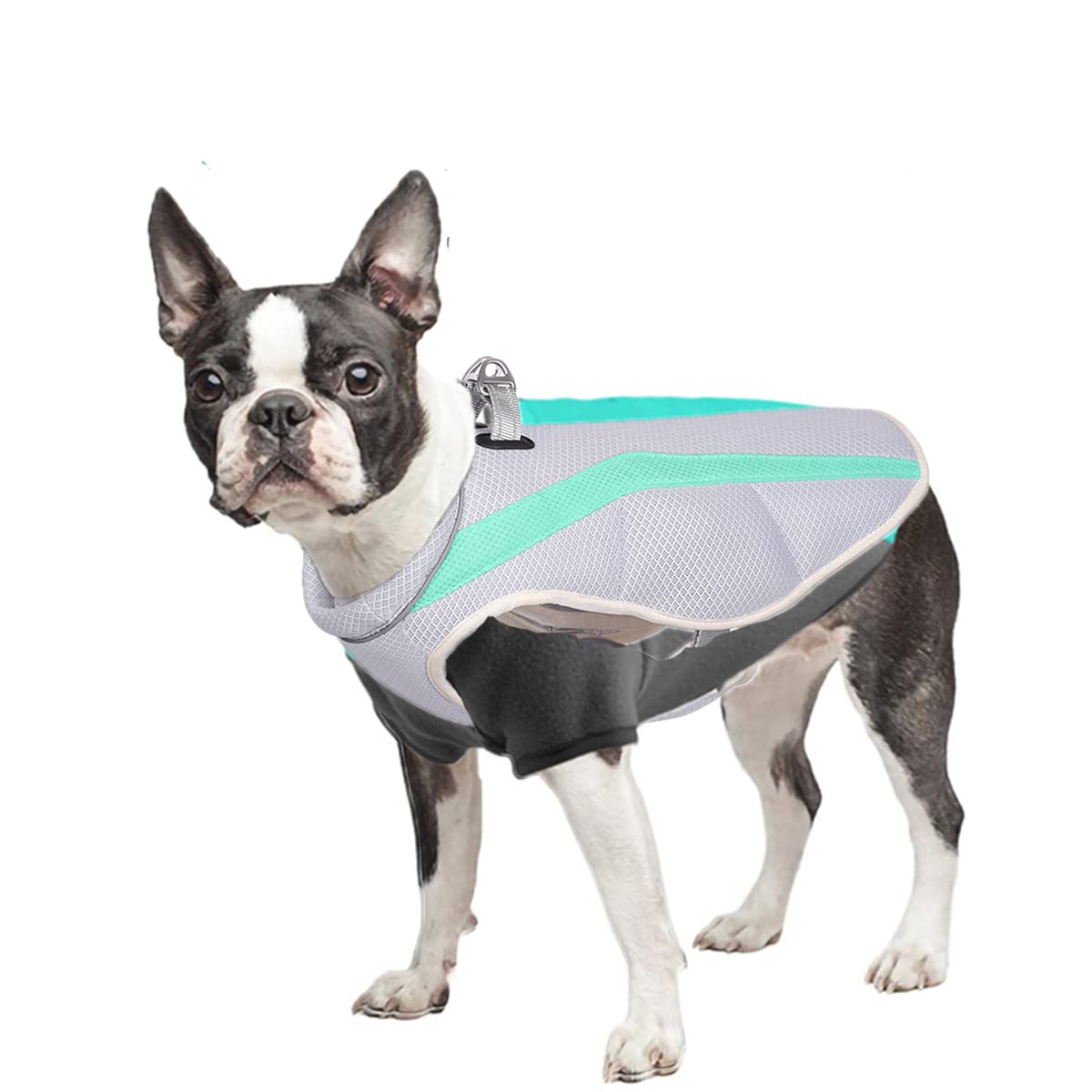 Dog Cooling Coat Dog Shirts Summer Clothes Lightweight Jacket with Evaporative Cool Adjustable Pet Harness for Large Dogs for Outdoor Walking