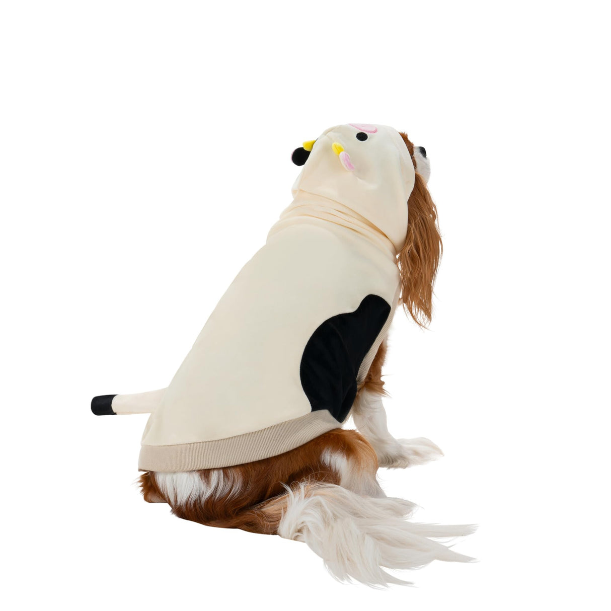 Squishmallows Original Connor The Cow Pet Hoodie - Ultrasoft Official Jazwares Pets Apparel (Medium) Multicolor