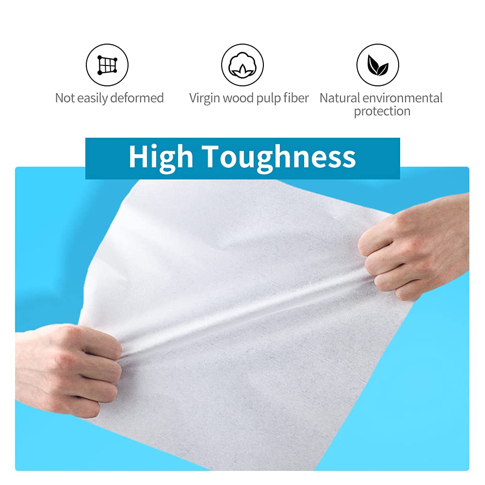 Bird Cage Liner Papers, 100 Sheets 10.6×8in Non-Woven Bird Cage Liners, 4 Size to Choose, Precut Absorbent Bird Paper