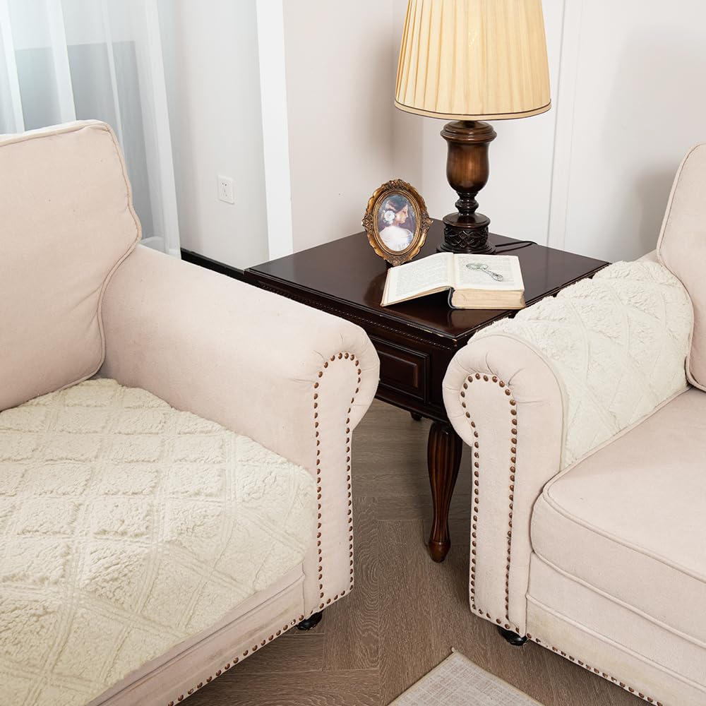 Ameritex Dog Couch Cover Pet Blanket Waterproof and Anti-Slip for Sofa Couch Sherpa Fleece Furniture Protector Cover for Small Medium Large Dogs Cats