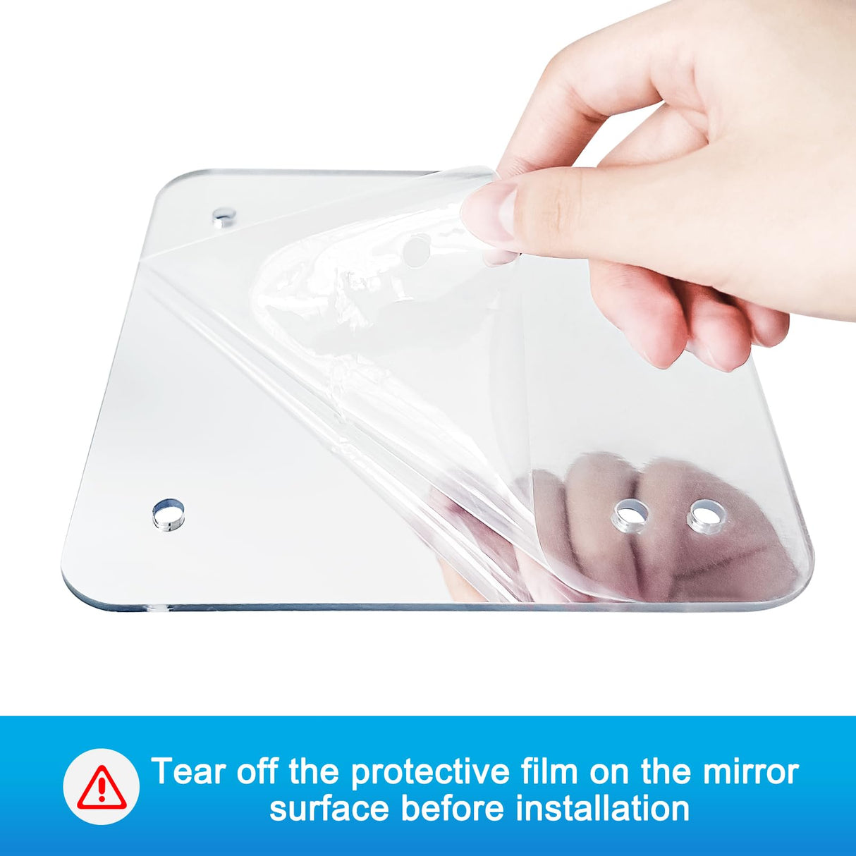 LOPERDEVE 5.9" Bird Mirror with Rope Perch Bird Toys Swing, Comfy Perch for Greys Amazons Parakeet Cockatiel Conure Lovebirds Finch Canaries