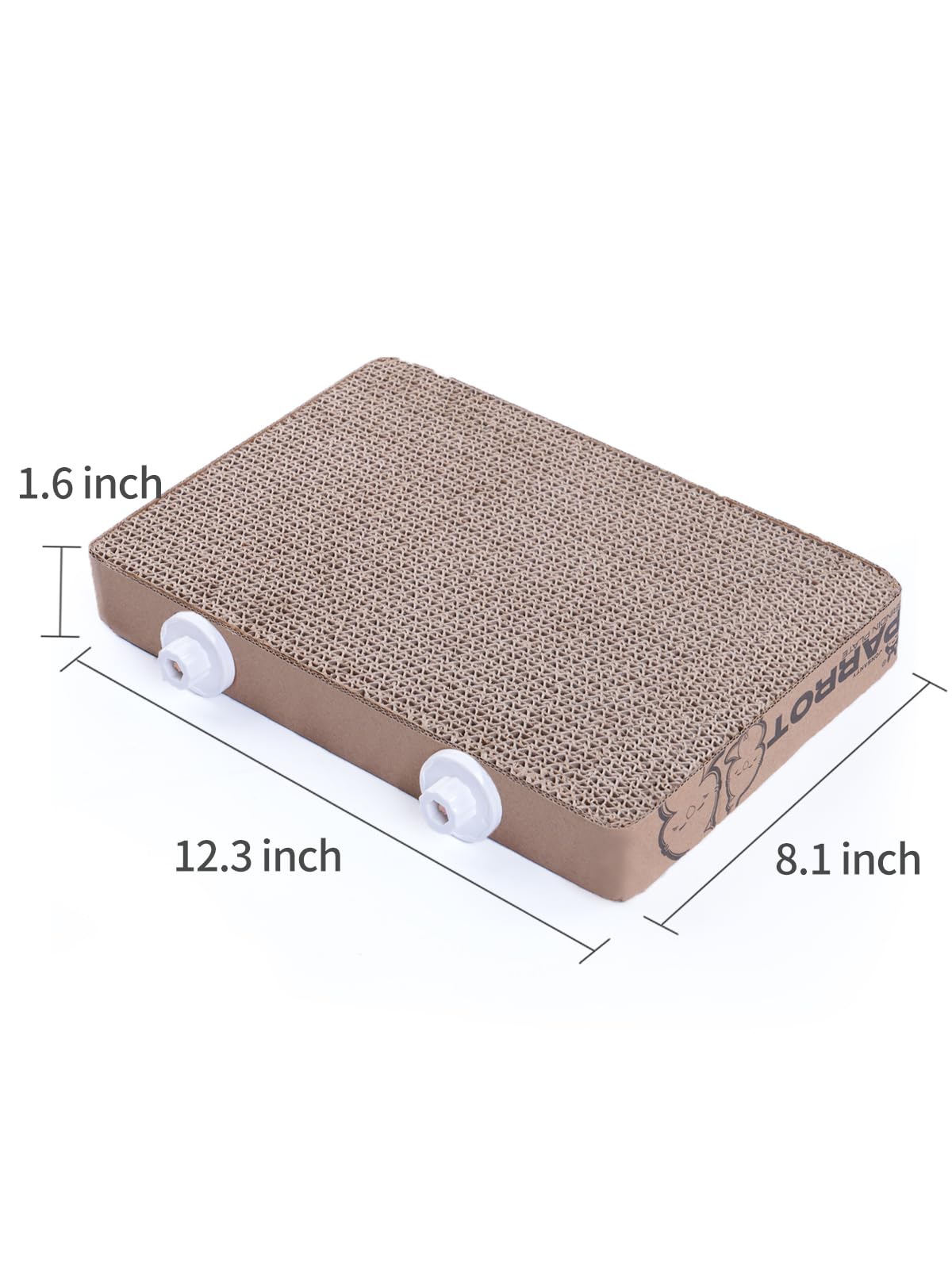 12.3 Inch Paper Bird Toys, Bird Platform, Parrot Toy, Help Birds Clean Beak, Release Stress, Reduce Boredom - Suitable for Budgie, Cockatiel, Lovebird, and Other Small to Medium-Sized Pet Birds