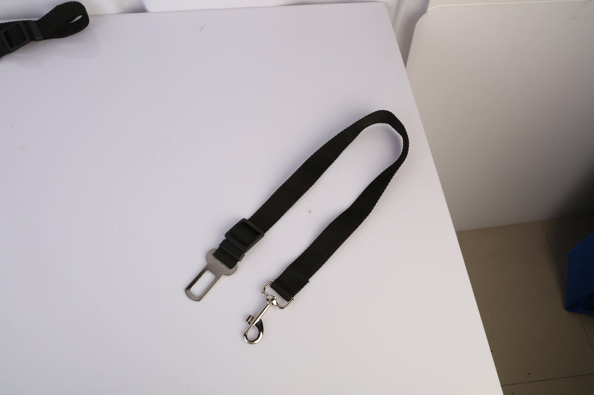 2Pcs Pet Dog Seat Belt Leash Adjustable Pet Dog Cat Safety Leads Harness Car Vehicle Nylon Fabric Seatbelt Strap