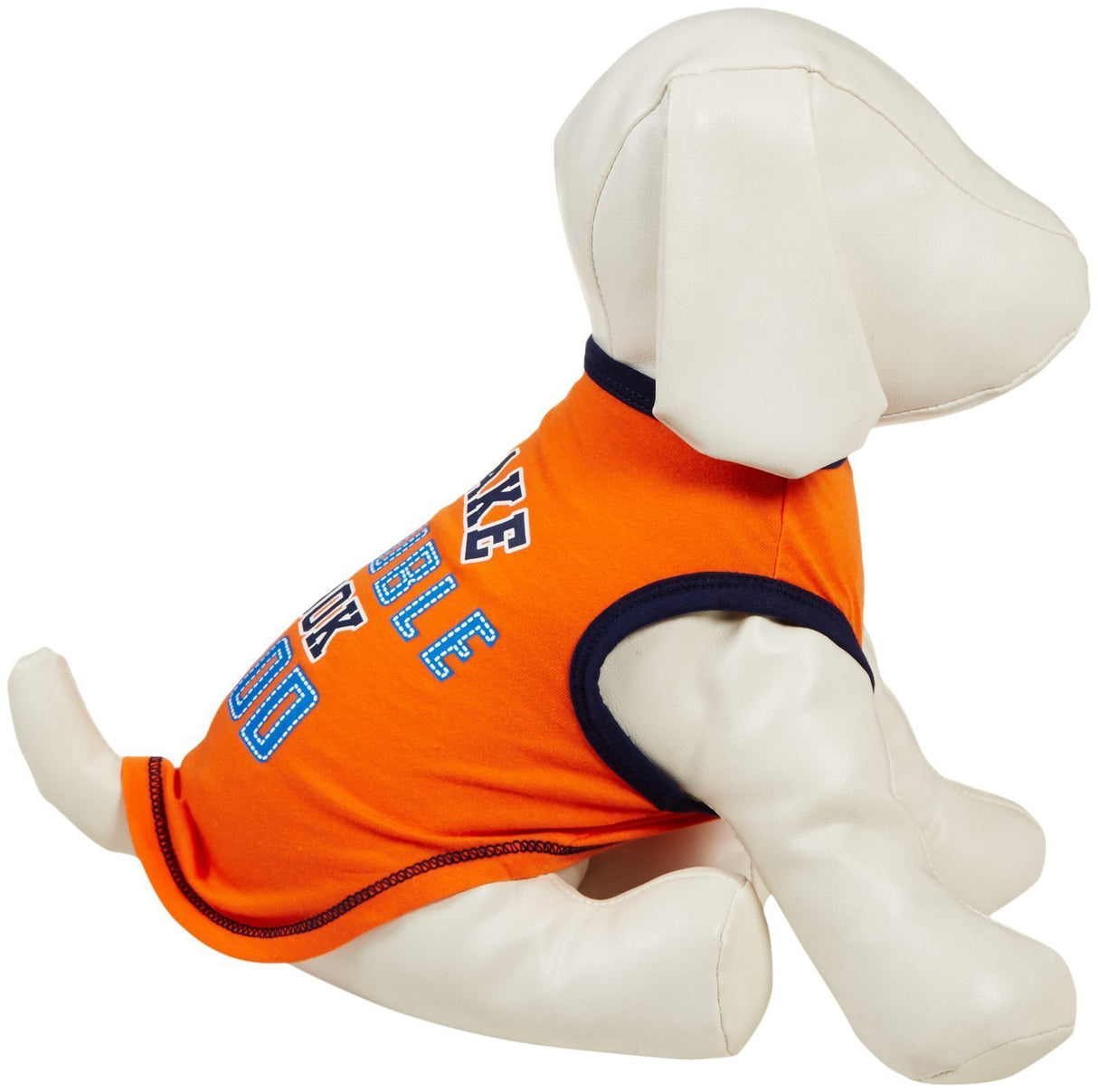 SimplyDog I Make Trouble Look Good Dog Tank - Orange - X-Small