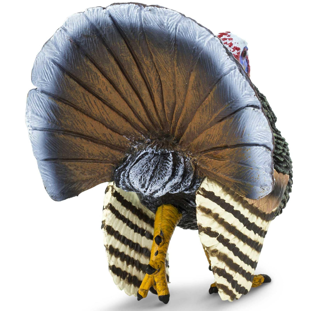 Safari Ltd. Turkey Figurine - Realistic 3" Plastic Figure - Thanksgiving Decoration or Educational Toy for Kids Ages 3+