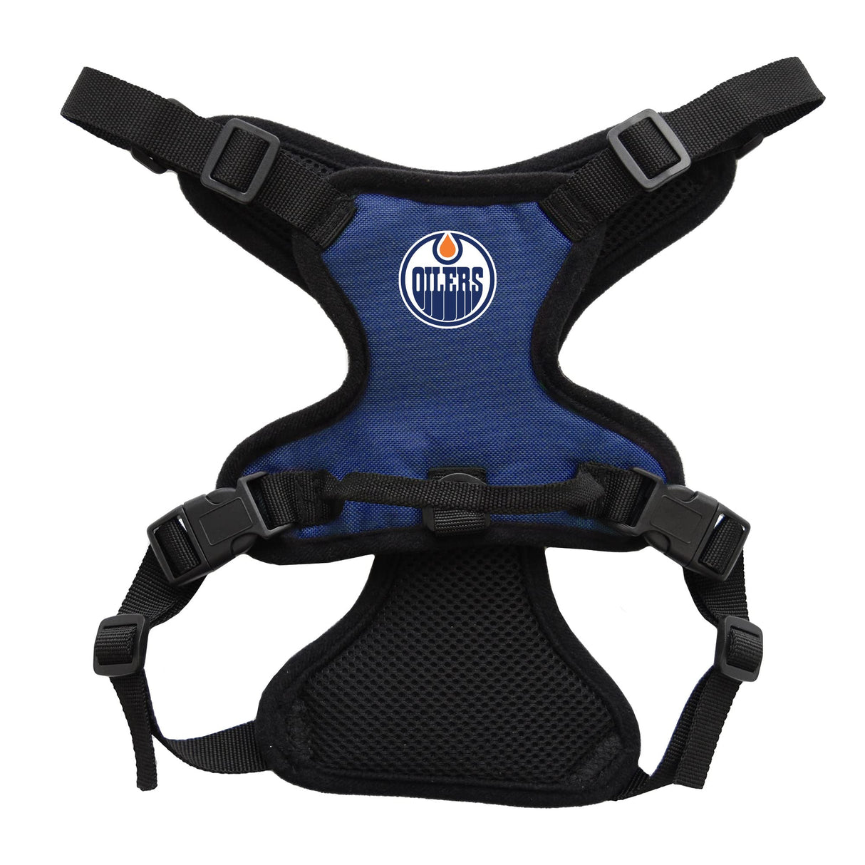 Littlearth Dog NHL Team Logo Front Clip Harness, Blue, X-Large