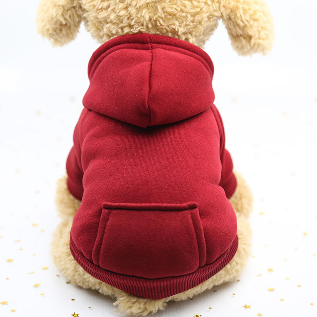 Pet Hoodie with Pocket,Soft Lined Dog Apparel for Pets of Different Sizes,Warm Outfit for Daily Wear and Outings