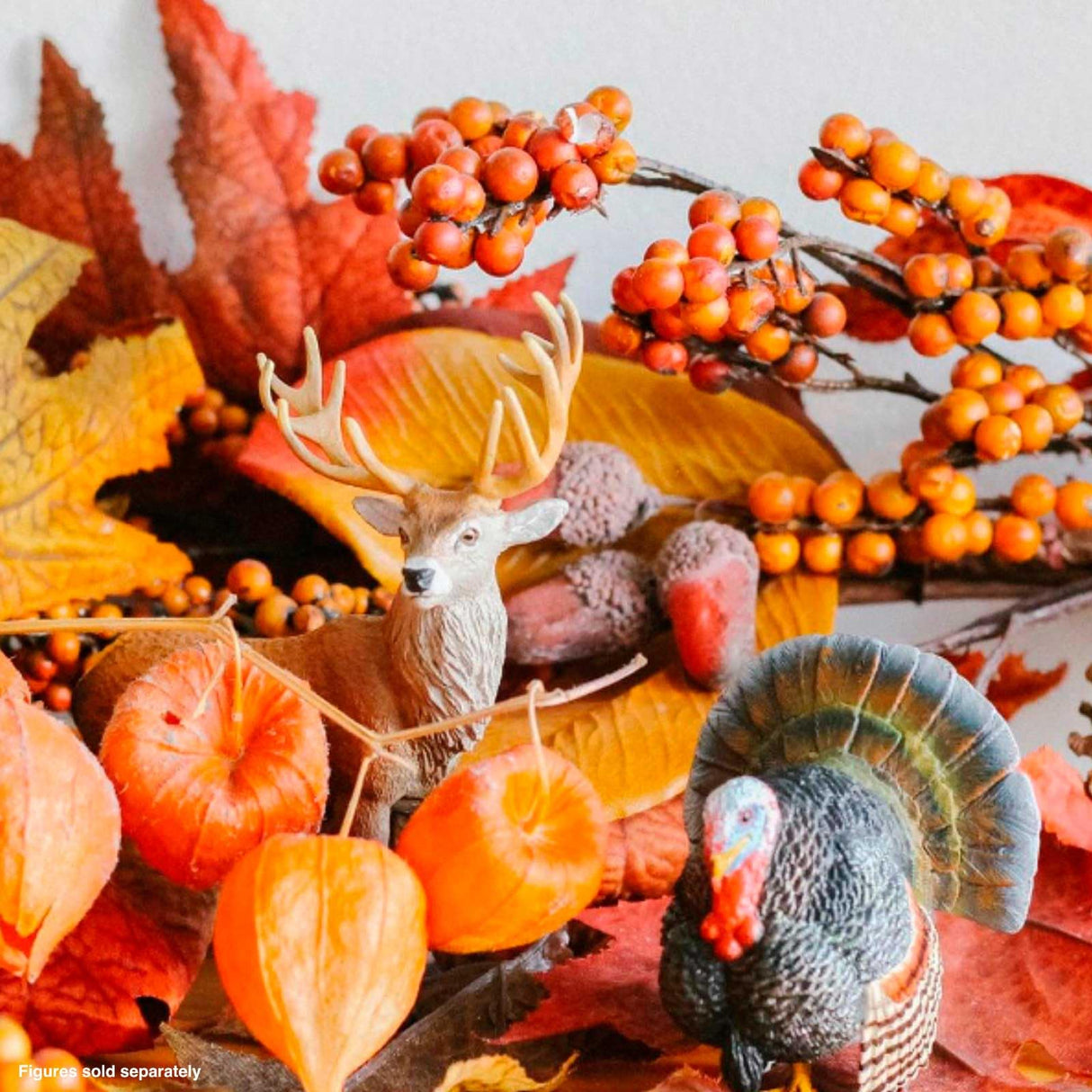 Safari Ltd. Turkey Figurine - Realistic 3" Plastic Figure - Thanksgiving Decoration or Educational Toy for Kids Ages 3+