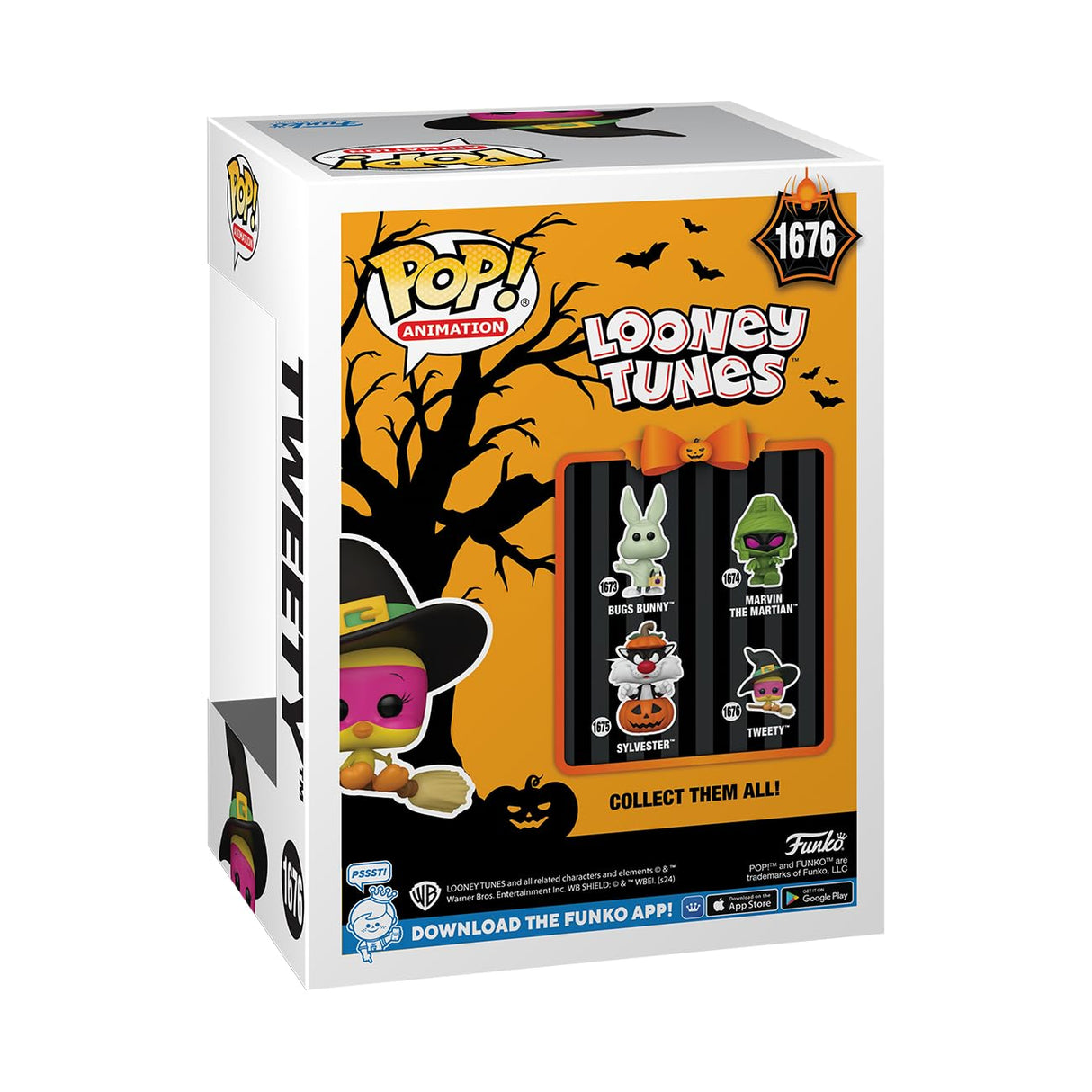 Funko POP! Animation: Tweety Bird - (Witch) - Looney Tunes - Collectable Vinyl Figure - Gift Idea - Official Merchandise - for Kids & Adults - Horror Fans - Model Figure for Collectors