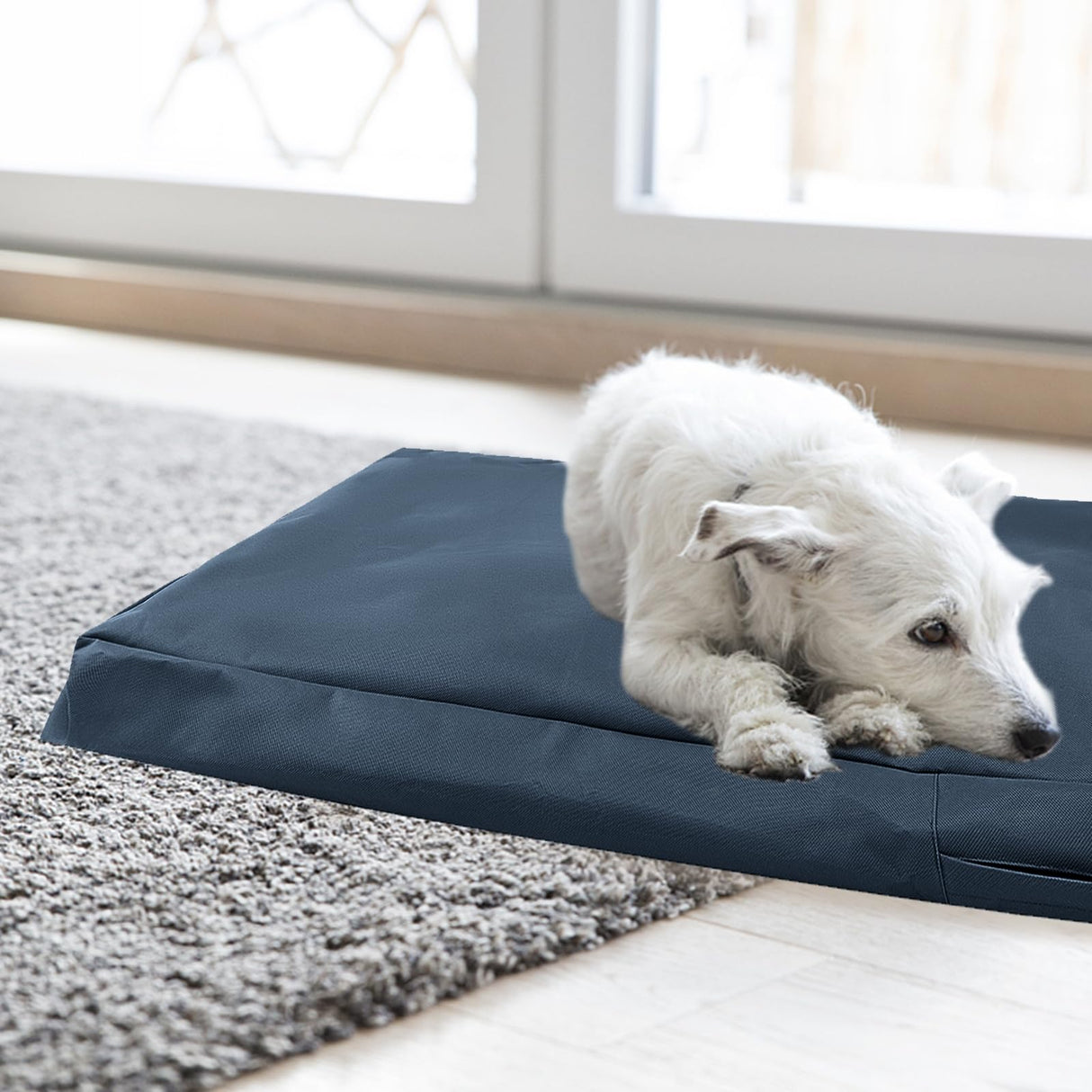 Waterproof Dog Bed Cover,Washable Removable Pet Dog Bed Replacement Cover for 30 Inch Crate,Water Absorbable Pet Puppy Bed Covers for Dogs Cat,29Lx18Wx3.5H inch