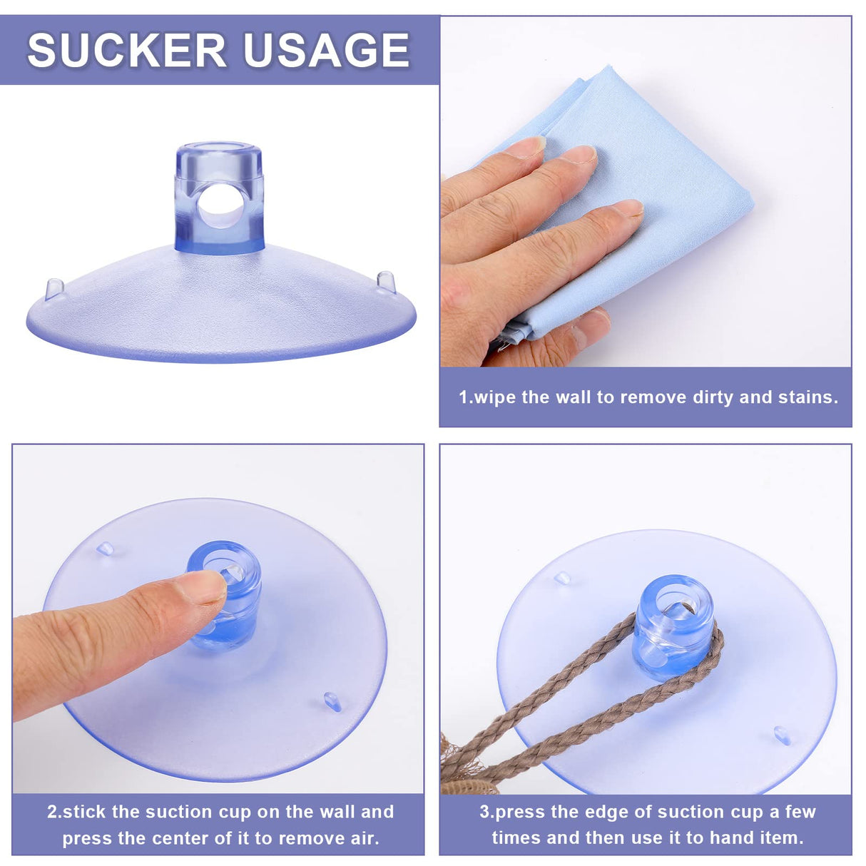 4 Pieces Cat Window Perch Suction Cup Cat Window Bed Suction Cup Replacement Suckers for Hammock Hanging Pet Supplies Indoors