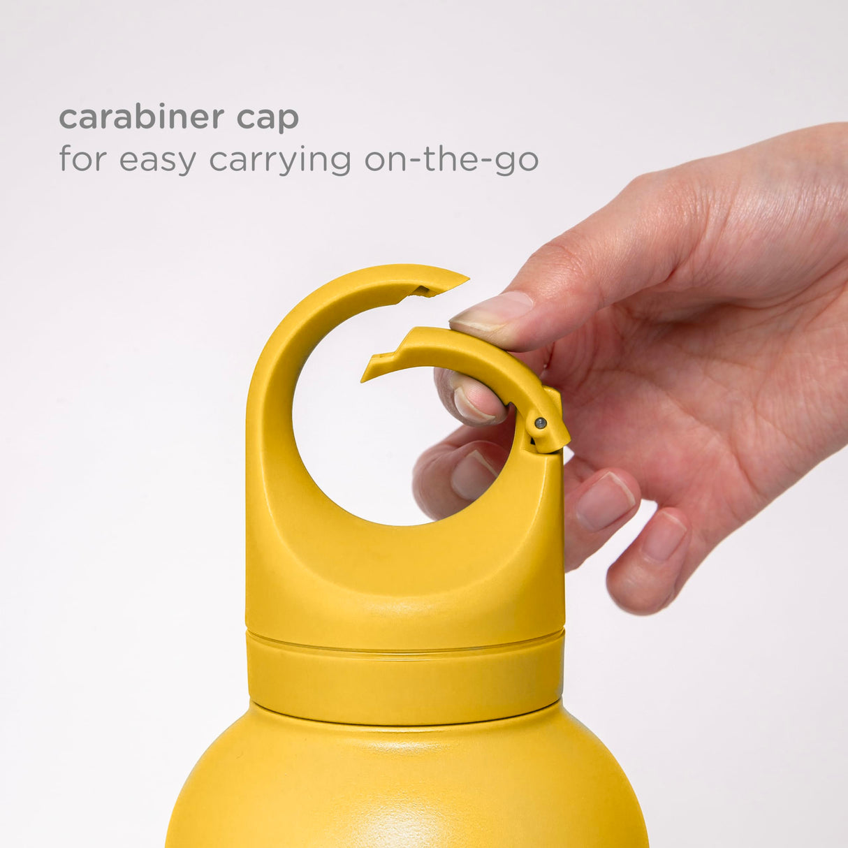 Ubbi Pup & Me Stainless Steel Insulated Portable 32 oz. Water Bottle for Dogs and Owners with Attached Dog Bowl, Yellow