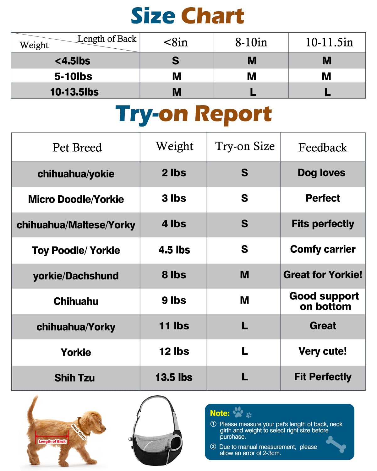 Pawaboo Pet Dog Sling Carrier, Hand Free Drawstring Dog Papoose with Adjustable Strap, Breathable Mesh Bag for Puppy Cat, Crossbody Satchel Dog Purse with Pocket for Outdoor, Dark Gray+Black, Small