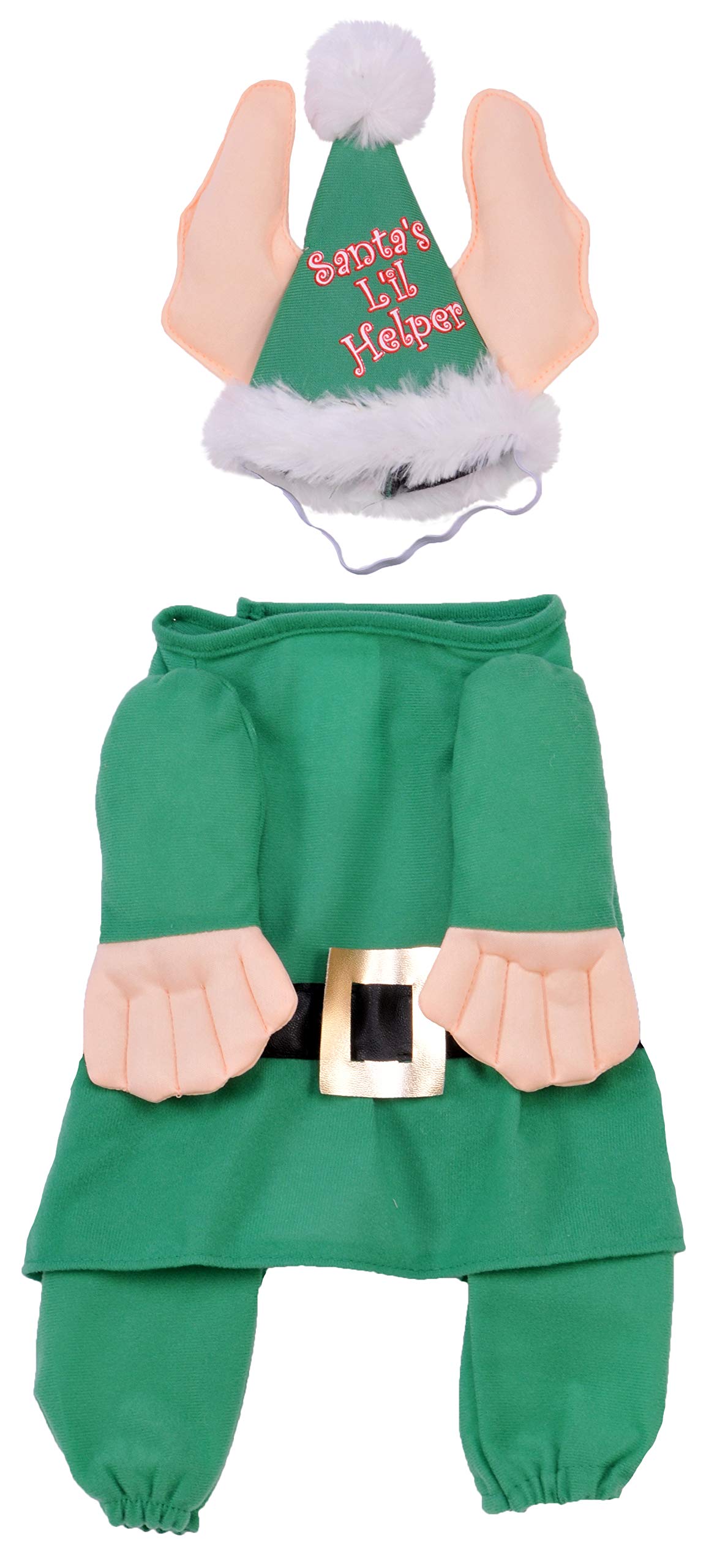 Rubie's Christmas Collection Santa's Little Helper Elf Pet Costume, Large