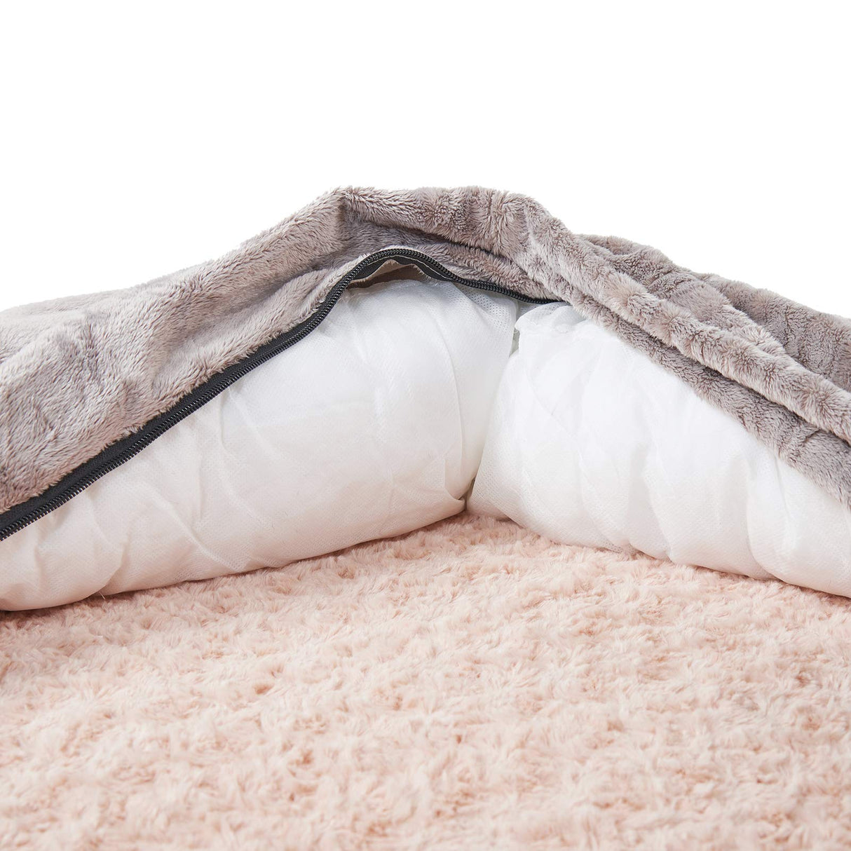 JOYELF Orthopedic Memory Foam Dog Bed Replacement Filling Bolster Insert Stuffing Pillow - Small Size