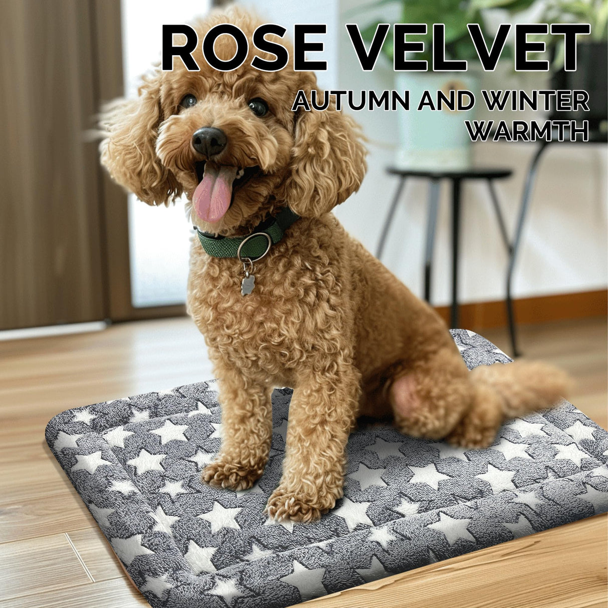 Dog Bed Mat - Comfortable Dog Kennel Pad, Multi-Purpose Dog Crate Bed & Dog Bed Mats for Dogs & Cats – Soft Dog Crate Mat & Dog Bed Crate Mat for Dog & Cat (Gray, S(24 * 18 * 1.5))