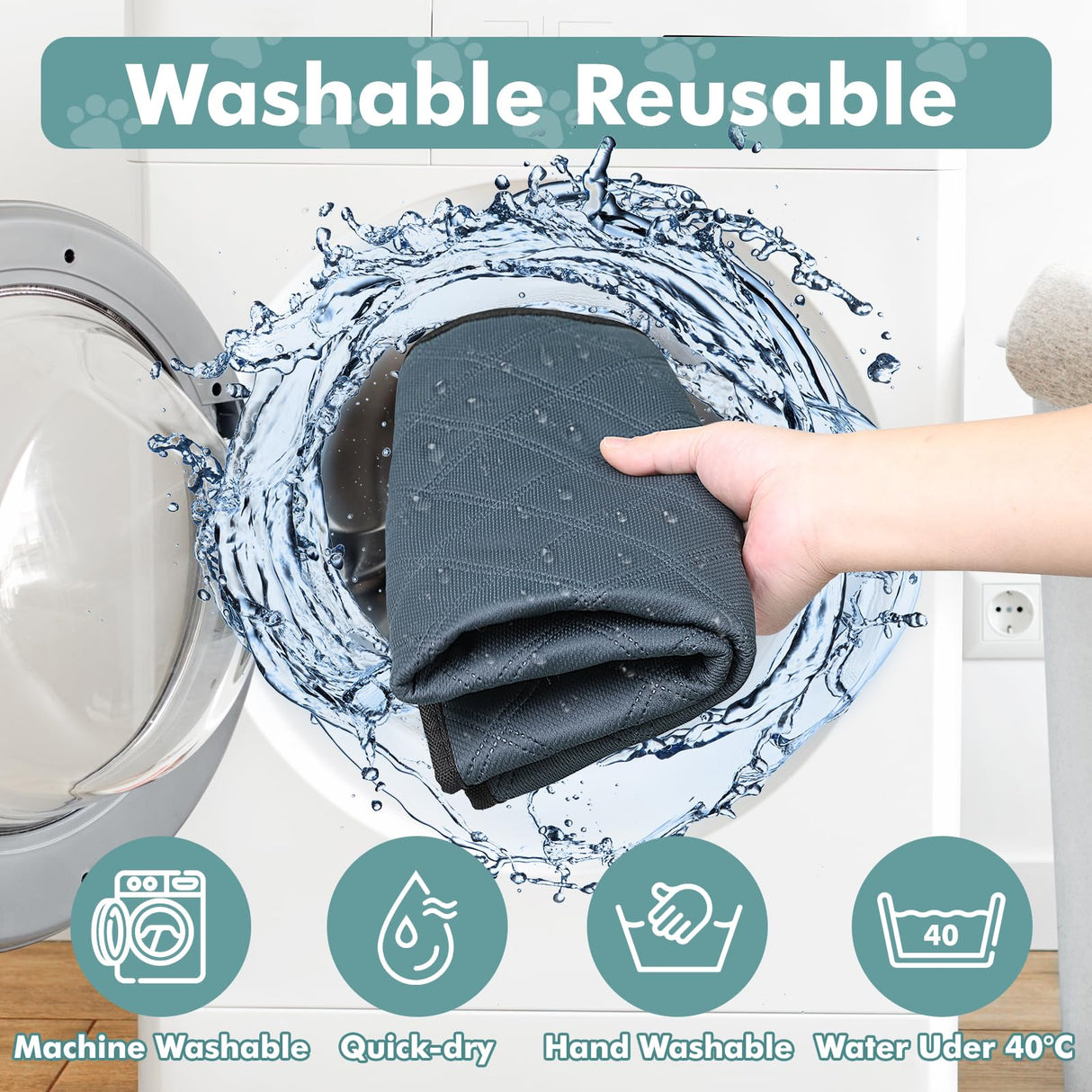 Dog Cat Playpen Indoor Outdoor for Puppy Pet Dogs Cat Travel and Recovery After Surgery, Dog Enclosure Tent Crates Cage, Portable Pop Up Dogs Kennel with Carrying Case(Grey, Small with Pad)