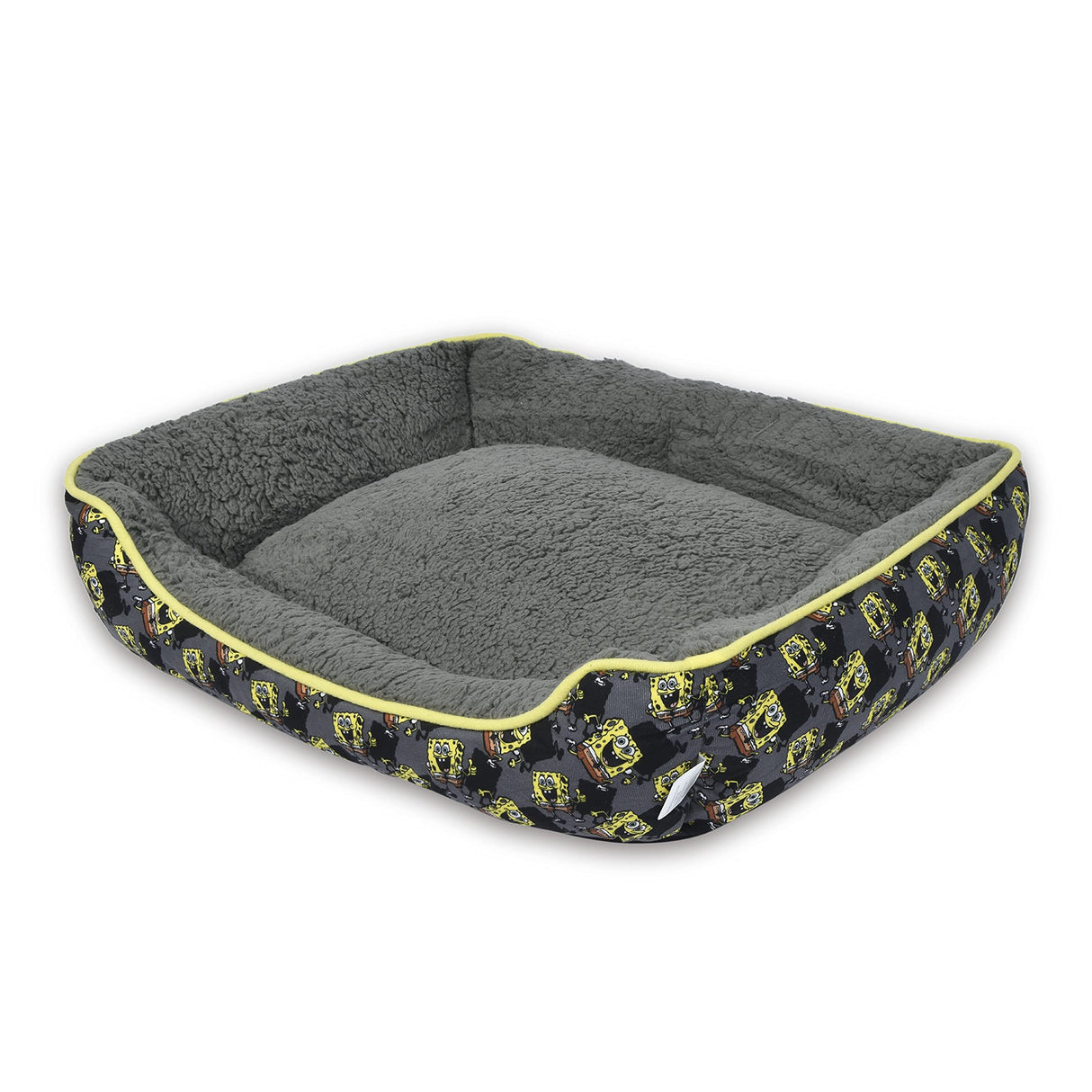 SpongeBob SquarePants for Pets Shadow in the Dark Cuddler Dog Bed, 24"L x 9.5"W x 4.7"Th, Polyester, Officially Licensed