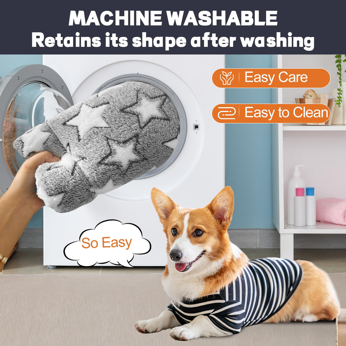 Dog Bed Mat – Soft & Comfortable Dog Kennel Pad for Crate – Durable Crate Bed & Mat for Dogs & Cats – Ideal for Crate, Kennel, and Home Use