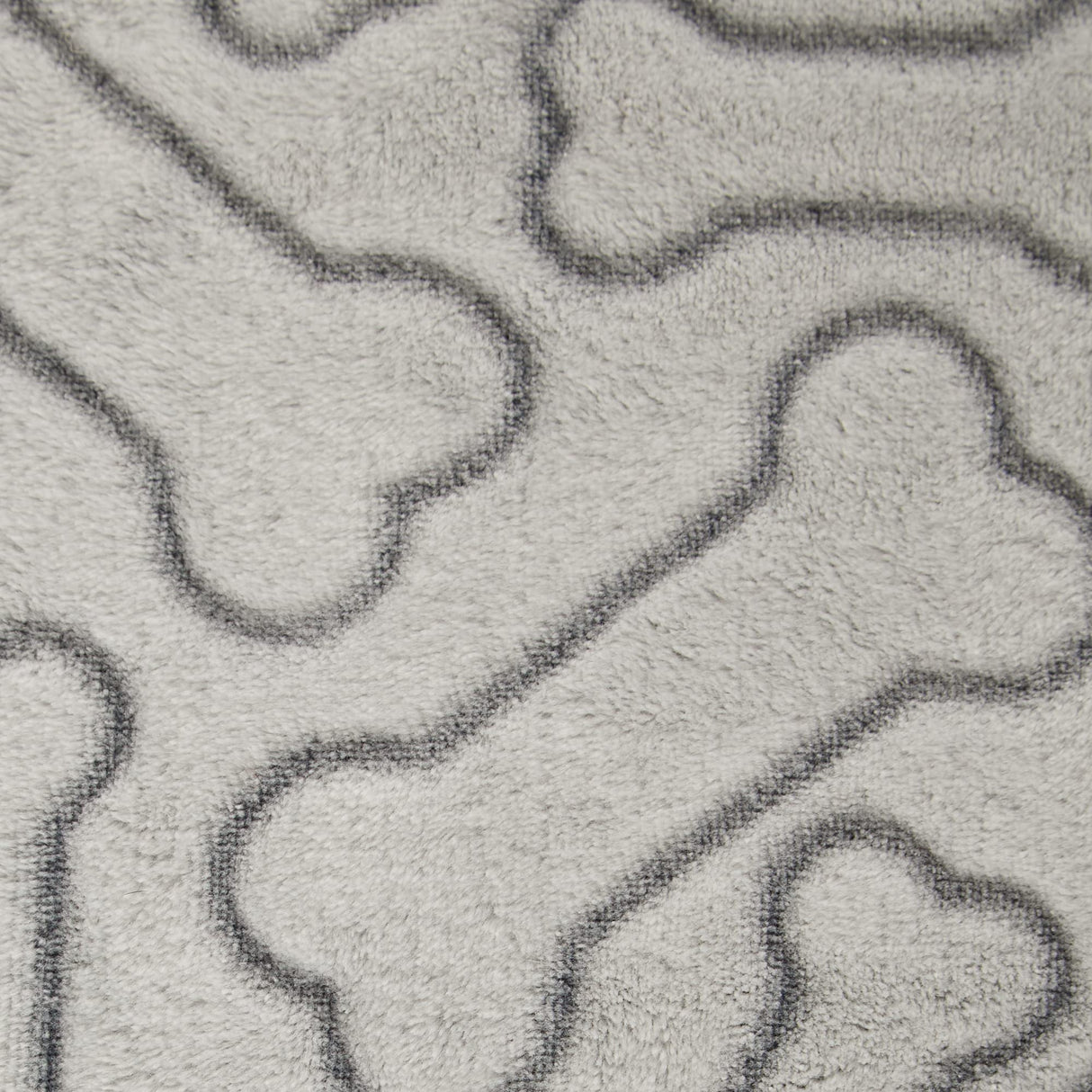 Bone Dry Embossed Bone Print Pet Blanket, 36x48", Taupe