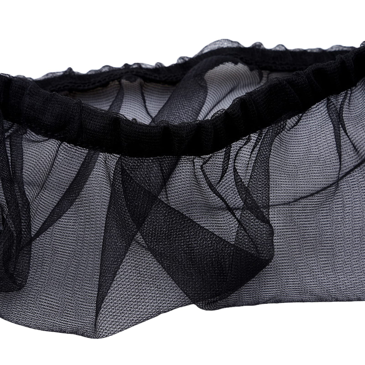 Bird Cage Seed Catcher, Airy Gauze Seeds Bird Cage Cover Guard Dust-Proof Universal Birdcage Accessories Parrot Bird Nylon Mesh Net Cover Stretchy Shell Skirt Traps Cage Basket (XL, Black)