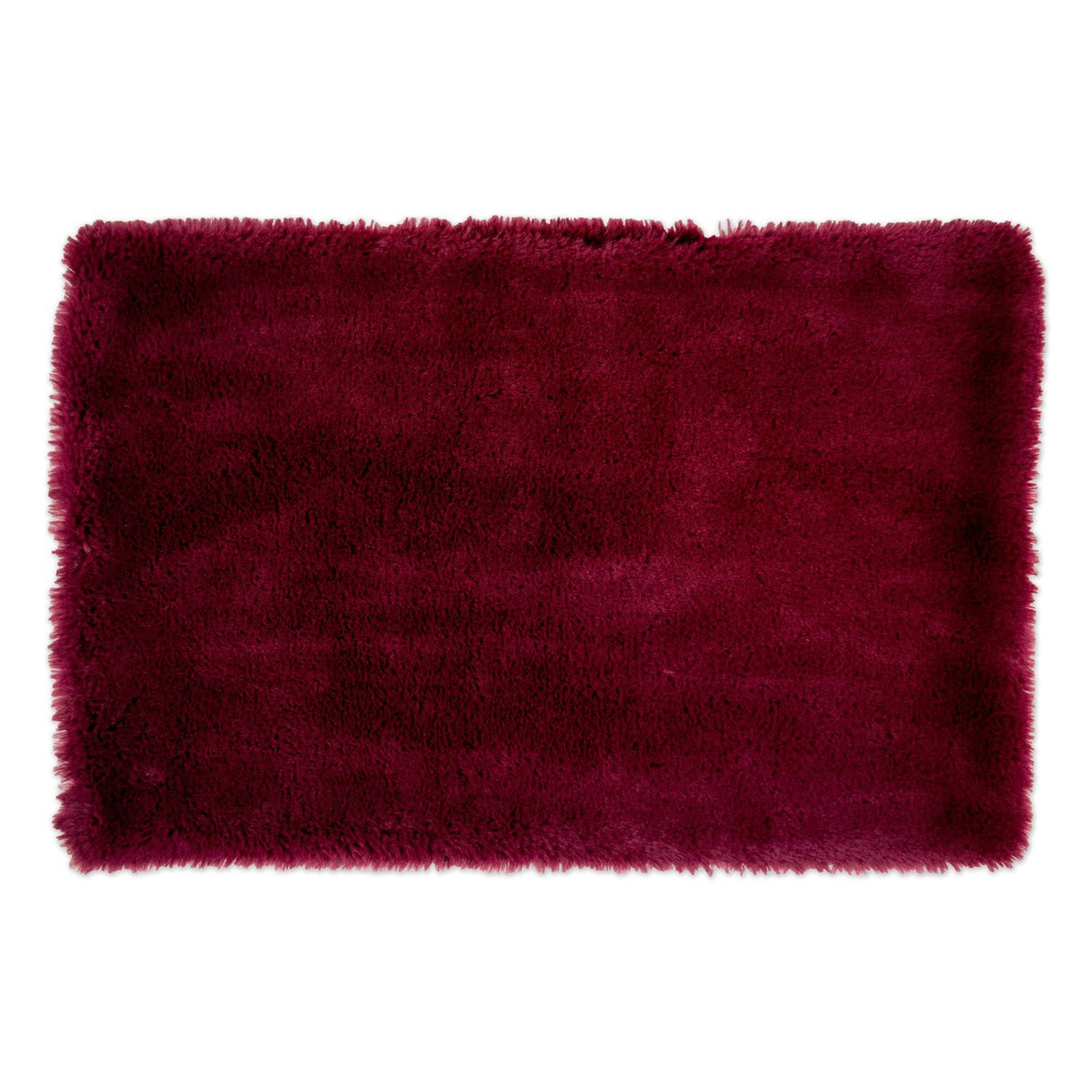 Bone Dry Ultra Soft Faux Fur Pet Crate Liner, XX-Large, 27x42", Cranberry