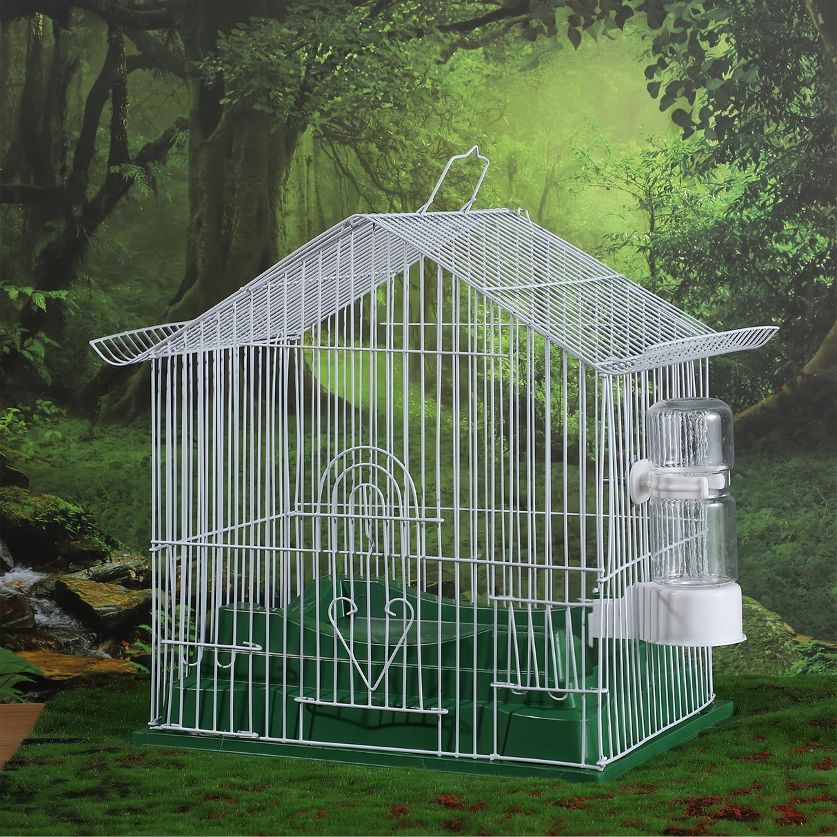 Pet Bird Automatic Water Dispenser,Bird Cage Hanging Drinking Device,Automatic Parrot Water Feeder,Budgies, Birds, Love Birds, Canary Drinking Fountains.