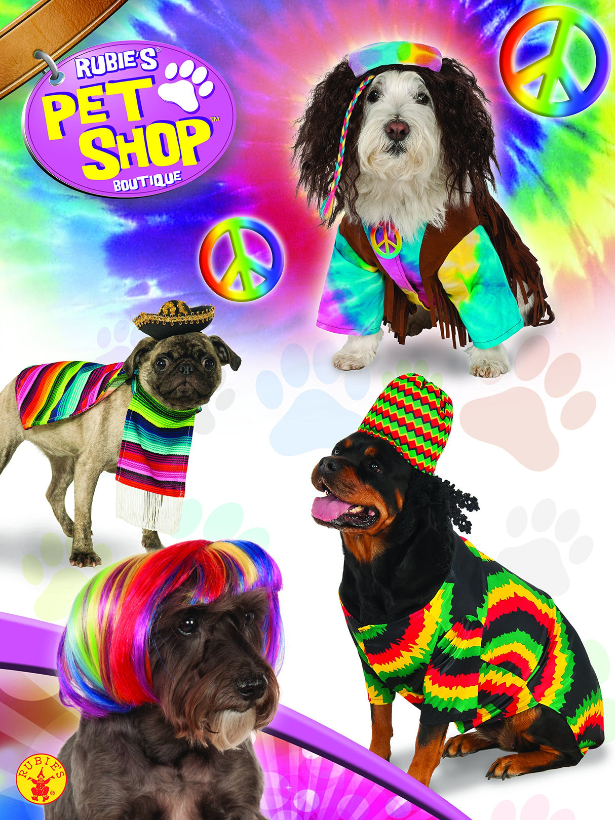 Rubies Rasta Pet Costume for Dogs or Cats, XXXL