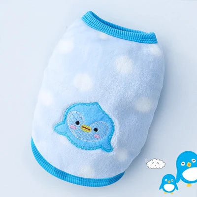 Cozy Fleece Winter Vest for Small Cats