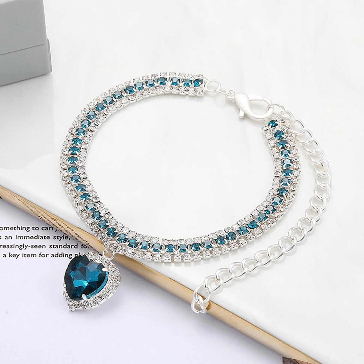 Crystal Pendant Pet Collar