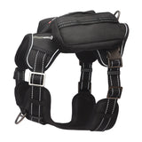 PETMARVEL High-Perfomance Tactical Dog Harness With Backpack, No Pull Front Clip & Metal Buckles