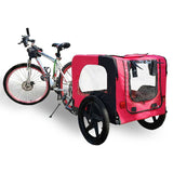 Bicycle Trailer For Pets Outdoor Foldable Dog Trailer With Reflectors