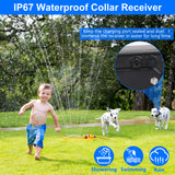 1Set Wireless Electric Dog Fence Pet Shock Boundary Containment System Electric Training Collar For Small Medium Large Dogs