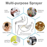 Toilet Spray Gun, Handheld Pet Bathing Equipment