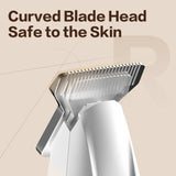 2025 New Pet Claw Trimmer 1-Pack Rechargeable Silent Pet Hair Trimmer Professional Pet Grooming Kit Cordless Waterproof LED Precision Trimming Home Pet Hair Trimmer