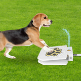 1Pc Dog Water Fountain Outdoor Dog Pet Water Dispenser Step-on Activated Sprinkler With Interactive Paw Pedal Valve For Drinking Water