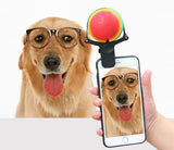 Pet photo props toy pet photo selfie artifact funny dog camera phone clip tennis selfie clip