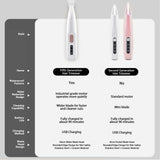 2025 New Pet Claw Trimmer 1-Pack Rechargeable Silent Pet Hair Trimmer Professional Pet Grooming Kit Cordless Waterproof LED Precision Trimming Home Pet Hair Trimmer