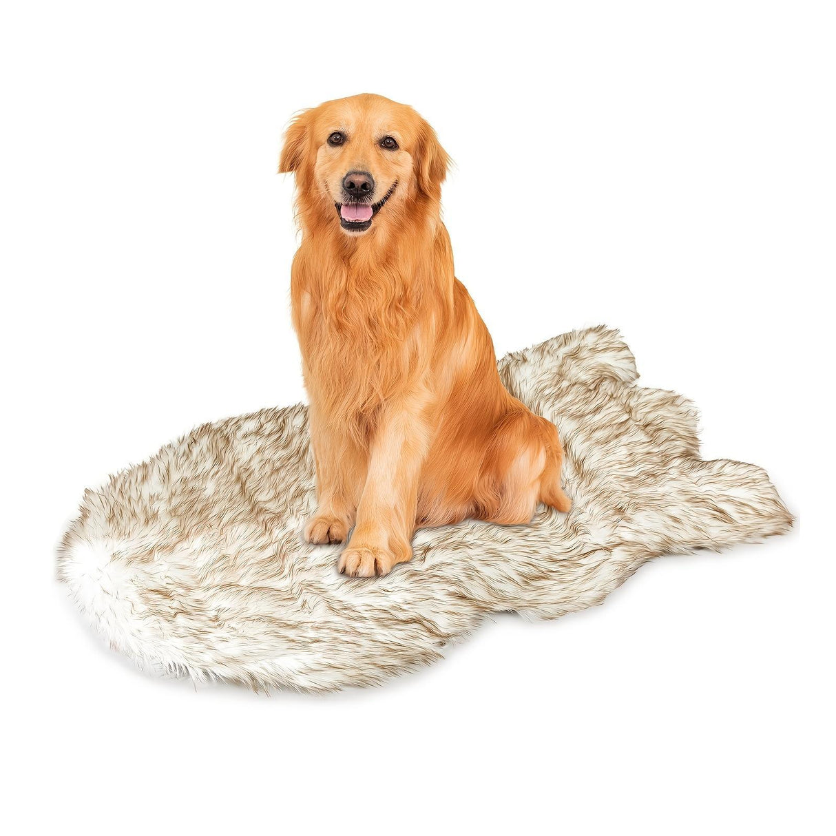 Luxury Faux Fur 5 Inches Thick Super Soft Memory Foam Dog Bed With Soft Removable Please Note That This Product Is Shipped By Yourself For The Average Shipping Cost